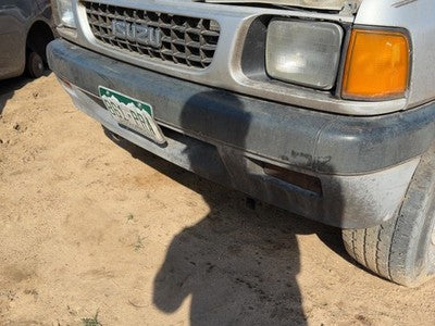 1988-1992 Isuzu Pup Front Bumper With Brackets Assembly Oem Silver 8971283780