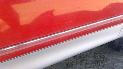 1997-1998 Ford F150 Passenger Right Front Moulding From Door Oem Trim Strip Red