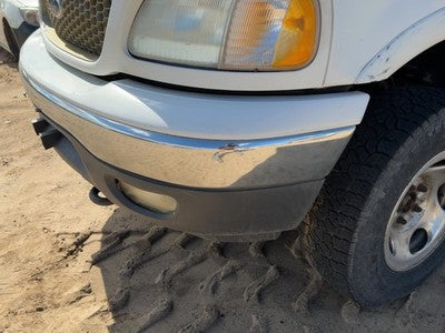 1999-2004 Ford F150 Front Bumper With Brackets Assembly Oem White Yz Xl3Z17757Aa