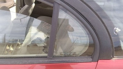 1996-2000 Saturn Sw2 Driver Left Rear Vent Window Back Door Glass With Frame Oem