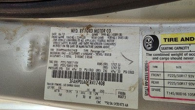 2010-2012 Ford Fusion Complete Fuel Pump With Sending Unit Gas Level Oem 2.5L