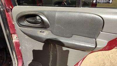 02-04 Trail Blazer Right Rear Inside Door Trim Panel Back Dark Pewter 922
