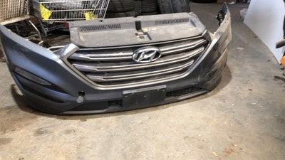 2016-2018 Hyundai Tucson Front Bumper Cover Assembly Oem Coliseum Grey Z56