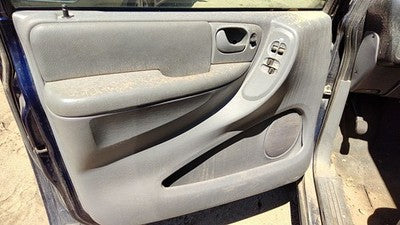 04-06 Town & Country Driver Front Door Trim Panel With Master Switch Gray D5