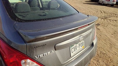 2012-2019 Nissan Versa Rear Spoiler Back Wing Oem Gray Kad 960309Kc1b