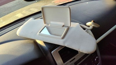 2008-2010 Dodge Charger Passenger Right Sun Visor Oem Db Slate Gray 1Ah08dw1aa