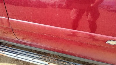 02-04 Trail Blazer Passenger Right Front Moulding Frm Door Trim Majestic Red 86U