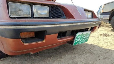 1985-1988 Pontiac Sunbird Front Bumper Cover Assembly Oem Brown 10054945