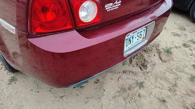 2008-2012 Chevy Malibu Rear Bumper Cover Assembly Oem Back Red 80U 25919219