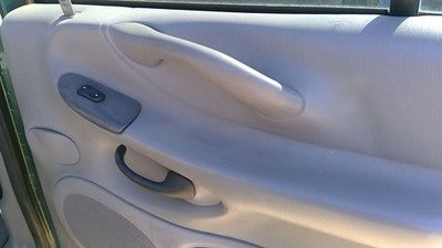 97-99 Expedition Passenger Right Rear Inside Door Trim Panel Only Back Gray F2