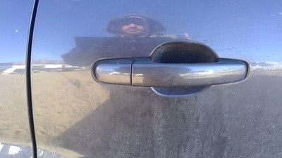 06-09 Torrent Passenger Right Rear Outside Door Handle Back Granite Gray 44U