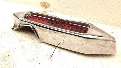 80-84 Deville Sedan Driver Left Tail Light Brake Lamp Oem With Chrome Extension