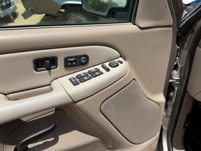 01-02 Suburban Driver Left Front Door Trim Panel With Master Switch Tan 52I
