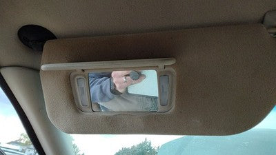 2000 Ford Windstar Driver Left Sun Visor Oem Tan Xf2z1604105aad