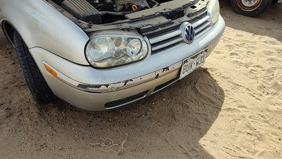 1999-2002 Vw Cabrio Convertible Front Bumper Cover Assembly Oem Silver