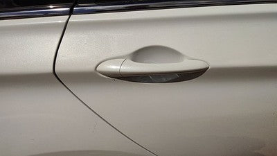 11-14 Sonata Passenger Right Rear Outside Door Handle Back Shimmering White Mica