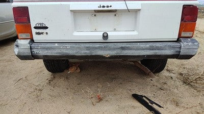 1984-1996 Jeep Cherokee Rear Bumper Assembly With Brackets Oem