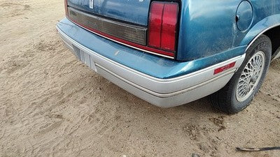 1989-1991 Olds Cutlass Calais Rear Bumper Cover Assembly Oem Back Blue 22548579
