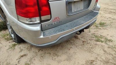 2003-2005 Lincoln Aviator Rear Bumper Cover Assembly Oem Back Silver Jp