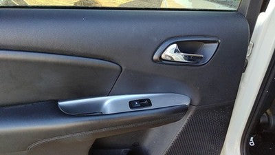 2012-19 Dodge Journey Driver Left Rear Inside Door Trim Panel Only Back Black X9