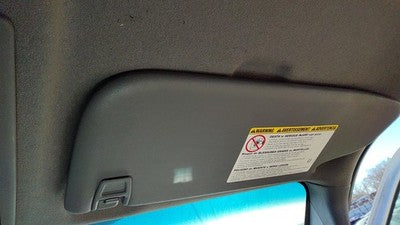 2011-2016 Ford F250 Passenger Right Sun Visor Oem Gray 3S 6.7L Powerstroke