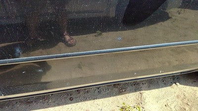 04-09 Mazda 3 Passenger Right Front Moulding From Door Oem Trim Strip Black 16W