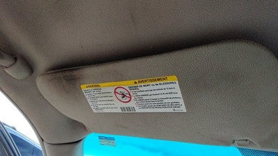 2000-2005 Cadillac Deville Dts Driver Left Sun Visor Oem Cashmere 54U 88954974
