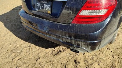 2012-2015 Mercedes C300 Rear Bumper Cover Assembly Oem Back Lunar Blue 890