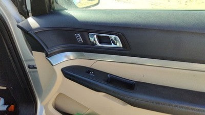 16 17 Explorer Passenger Right Front Inside Door Trim Panel wh Switches Camel 7L