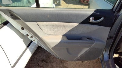 06-07 Hyundai Sonata Driver Left Rear Door Trim Panel With Switches Back Fz Gray