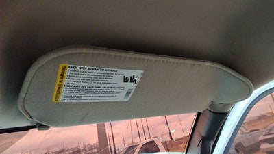 2003-2014 Chevy Express Van Passenger Right Sun Visor Oem Gray 93W 84054691