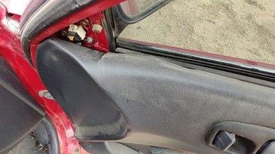 1999-2000 Civic Hx Coupe Passenger Right Door Trim Panel With Switches Gray