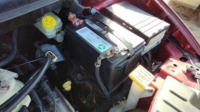 06 07 Town & Country Complete Battery Box Mount Tray With Hold Down Oem 3.8L