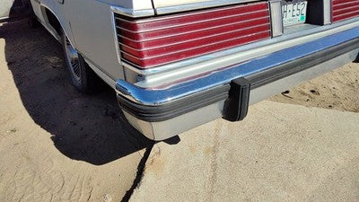 1980-1987 Mercury Grand Marquis Chrome Rear Bumper With Mount Brackets Oem