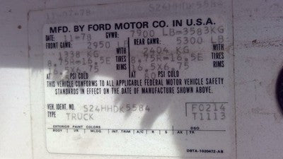 1979 Ford Van E250 Passenger Right Exhaust Manifold Assembly Oem 5.8L D9az9430f