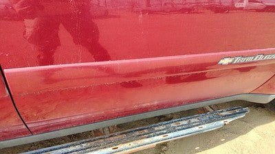 02-04 Trail Blazer Passenger Right Front Moulding Frm Door Trim Majestic Red 86U