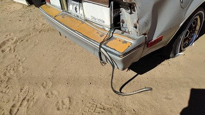 1982-1987 Oldsmobile Firenza Rear Bumper Cover Assembly Oem Back Silver 22520554