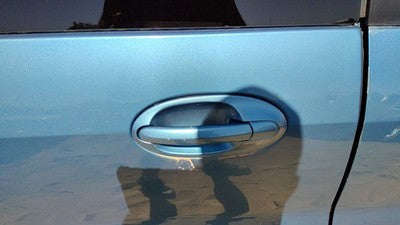 99-03 Ford Windstar Passenger Right Rear Outside Door Handle Oem Back Blue Lv Ts