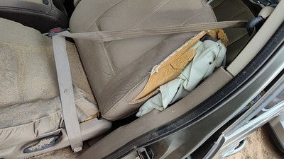 2000 Ford Windstar Driver Left Front Seat Belt Retractor Oem Shoulder Tan