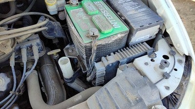 01-05 Grand Caravan Complete Battery Box Mount Tray With Hold Down Oem 3.3L