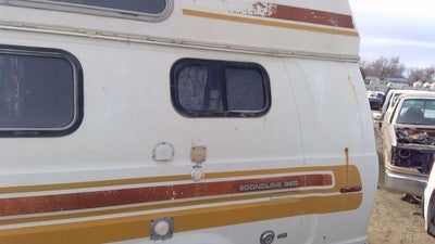 1975-1991 Ford Van E250 Driver Left Rear Quarter Glass Back Side Window Oem