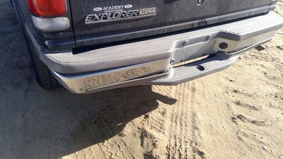 1995-1997 Ford Explorer Chrome Rear Bumper Assembly With Brackets Oem Xlt