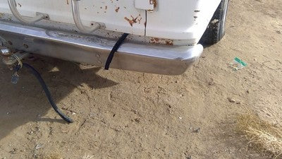 1975-1985 Ford Van E250 Chrome Rear Bumper Assembly With Brackets Oem E8uz17906a