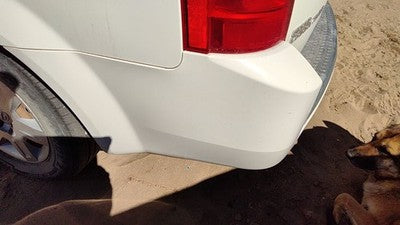 2008-2010 Dodge Grand Caravan Rear Bumper Cover Assembly Oem Back White Pw1