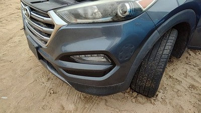 2016-2018 Hyundai Tucson Front Bumper Cover Assembly Oem Coliseum Grey Z56
