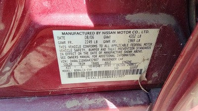 2005-2006 Nissan Altima Power Supply Control Module Computer Oem 284B78j020