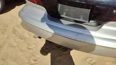 00-02 Pontiac Sunfire Rear Bumper Cover Assembly Back Silver 95U 2 Door Coupe