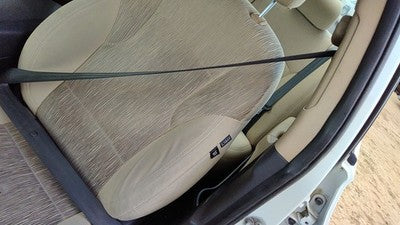 11-15 Hyundai Sonata Driver Left Front Seat Belt Retractor Shoulder Camel Yda