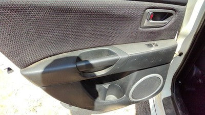 07-09 3 Driver Left Rear Inside Door Trim Panel With Switches Back Black Br6