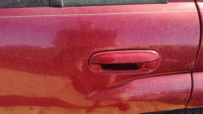 2002-09 Trail Blazer Driver Left Rear Outside Door Handle Back Majestic Red 86U